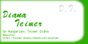 diana teimer business card